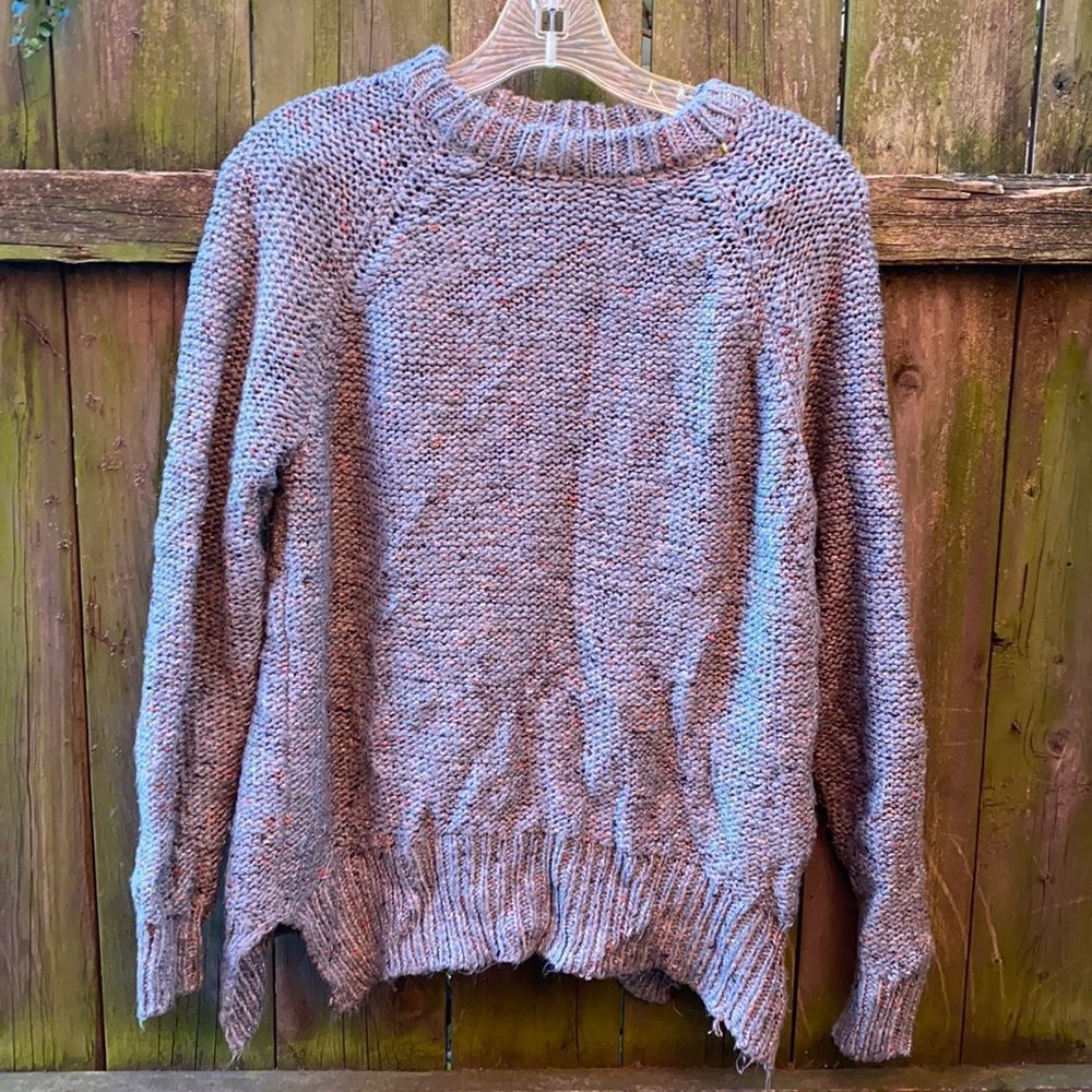 Mossimo shimmer gray sweater sz. S